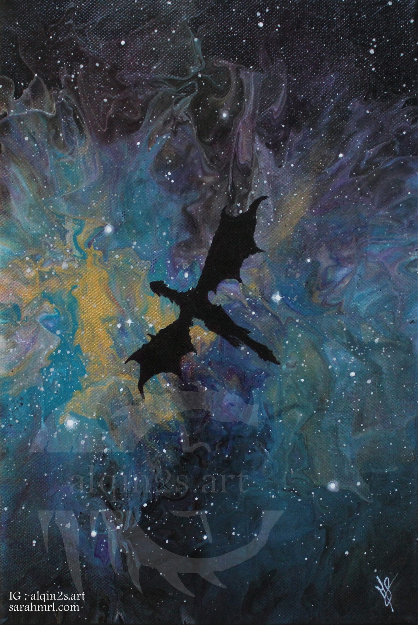 Dragon series (5 paintings)