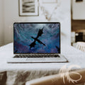 Black and Grey Minimalist Laptop Mockup Instagram Post – 1