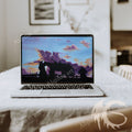 Black and Grey Minimalist Laptop Mockup Instagram Post – 1