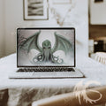 Black and Grey Minimalist Laptop Mockup Instagram Post – 1