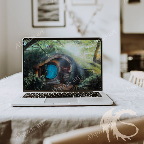 Black and Grey Minimalist Laptop Mockup Instagram Post – 1