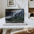 Black and Grey Minimalist Laptop Mockup Instagram Post – 1