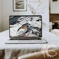 Black and Grey Minimalist Laptop Mockup Instagram Post – 1
