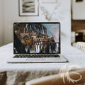 Black and Grey Minimalist Laptop Mockup Instagram Post – 1