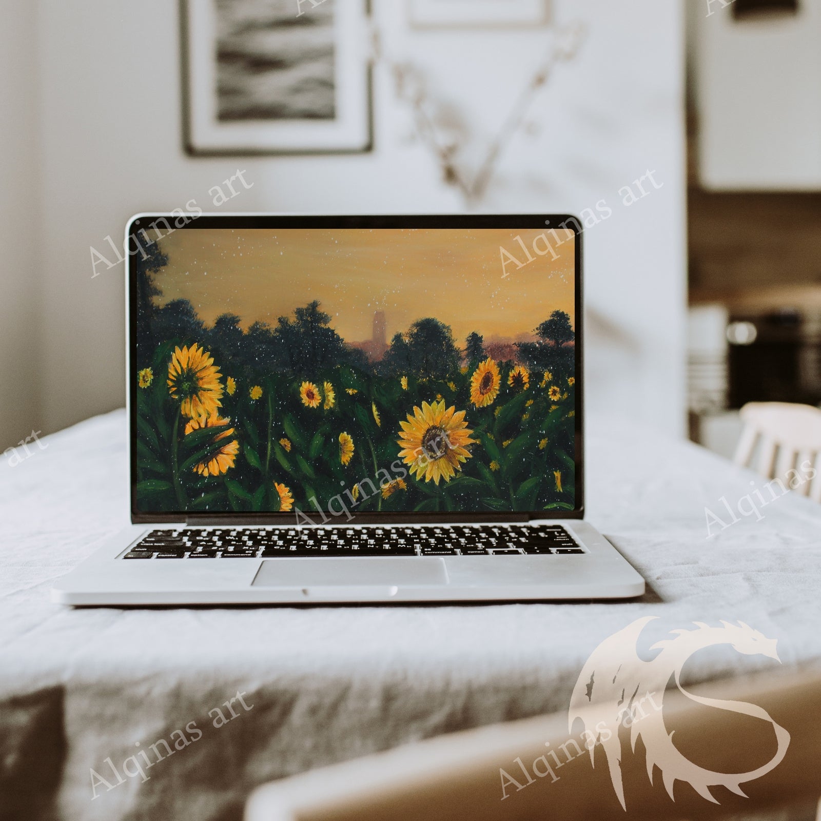 Black and Grey Minimalist Laptop Mockup Instagram Post – 1