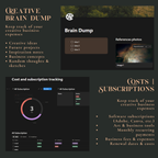 Notion Artist Business Studio | Creative Dashboard Template