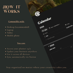 Notion Artist Business Studio | Creative Dashboard Template