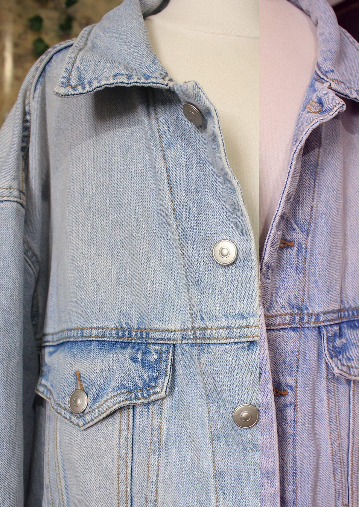 Veste en jean peinte à la main | Xénomorphe Alien 👽