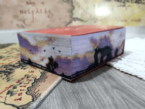 Le Seigneur des Anneaux – Livre peint à la main (édition Pocket française 2018)