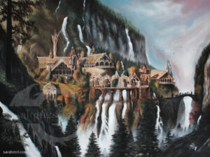 The Elven City | Impression sur toile