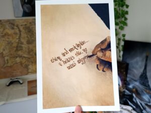 There and back again (Exclusive print)