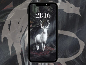 “Deer”, Phone wallpaper